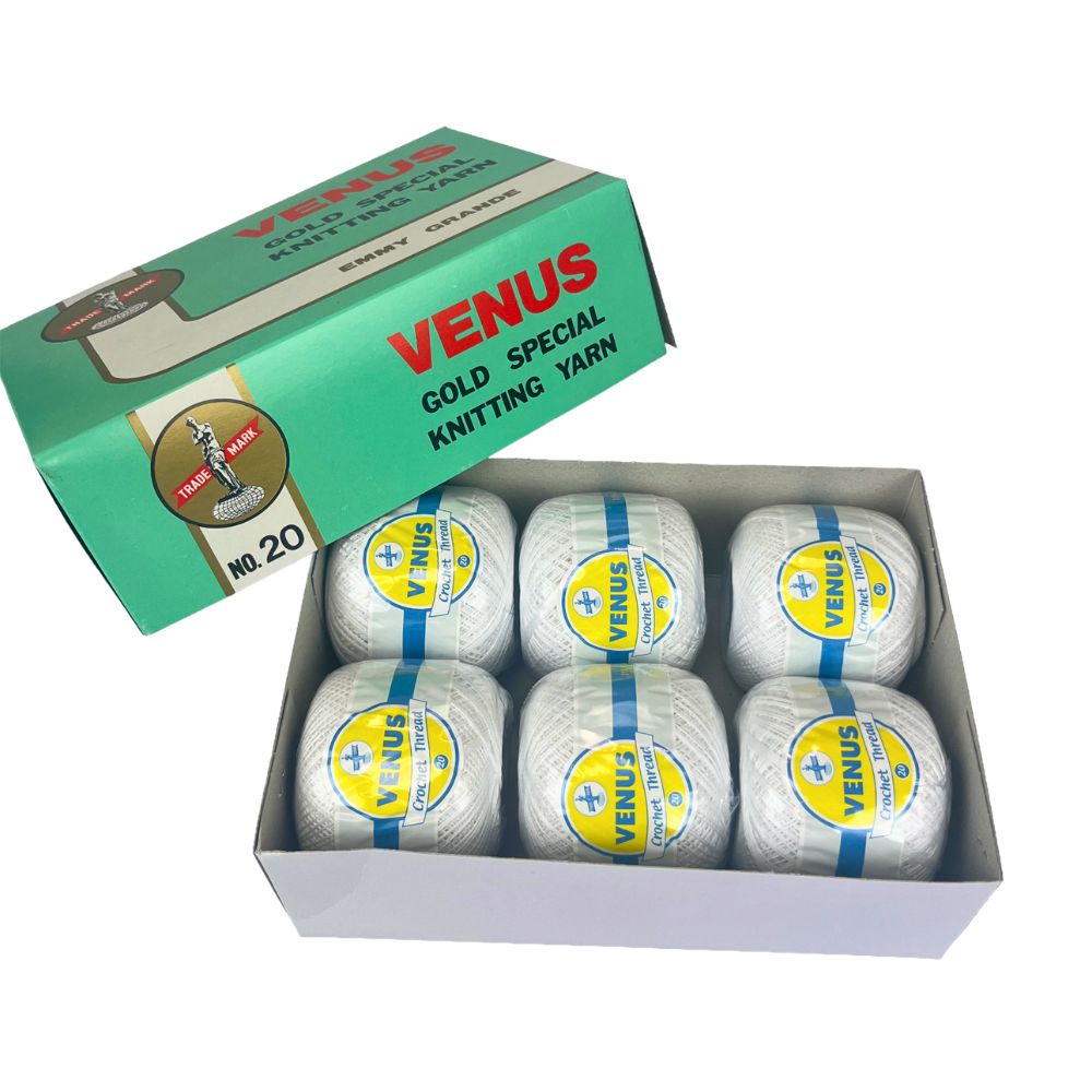 Venus Haakgaren Gold Special No. 20 – Wit (6 per doos)