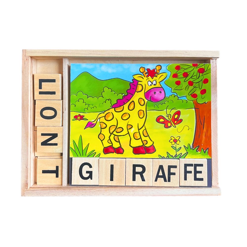 Roel Lernpuzzle – Wilde Tiere – 18 x 16 cm