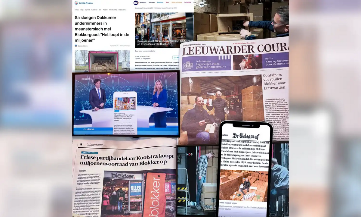Een storm van media-aandacht door Blokker partij!