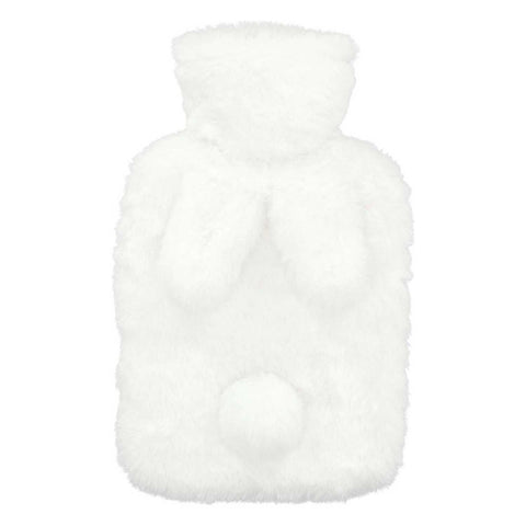 Blokker - Warmwaterkruik bunny met hoes - 1L - rubber - wit