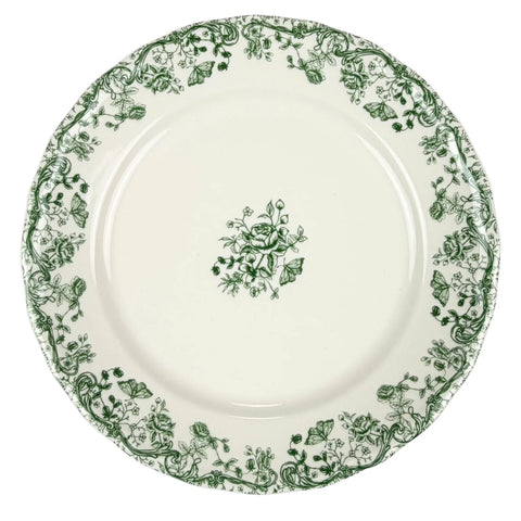 Blokker - Frühstücksteller - Versailles - Blume - Ø21cm - grün