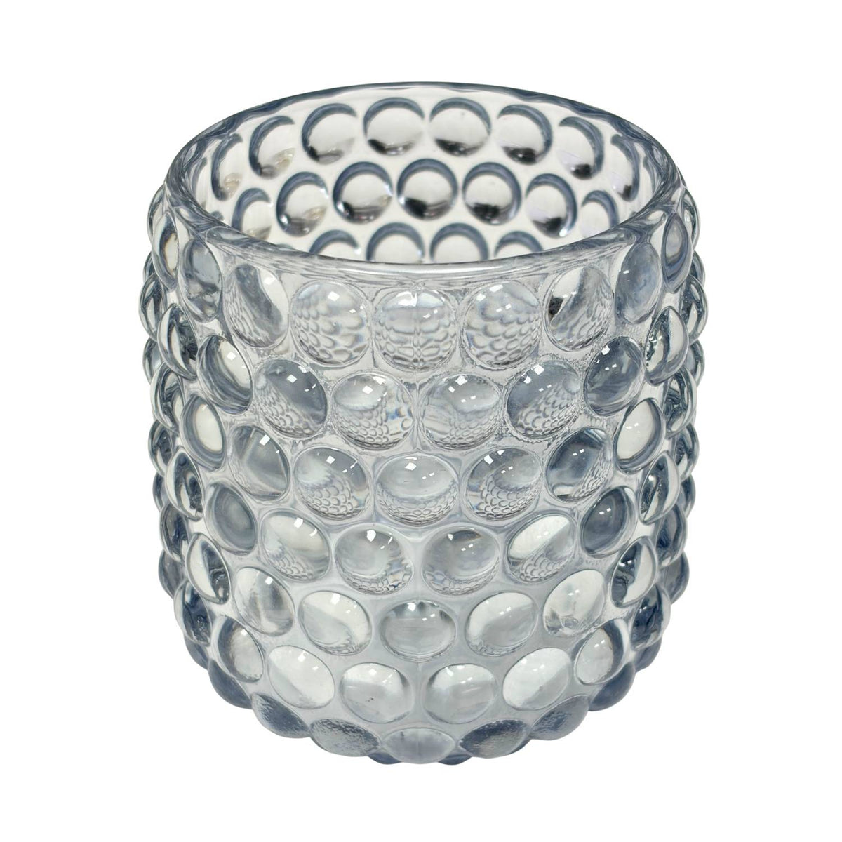 Blokker - Theelichthouder - Bistro Blok - Ø8 x 8,3cm - blauw