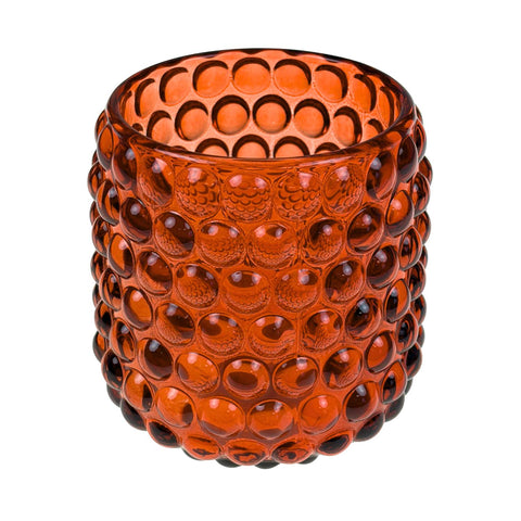 Blokker - Theelichthouder - Bistro Blok - Ø8 x 8,3cm - koraal