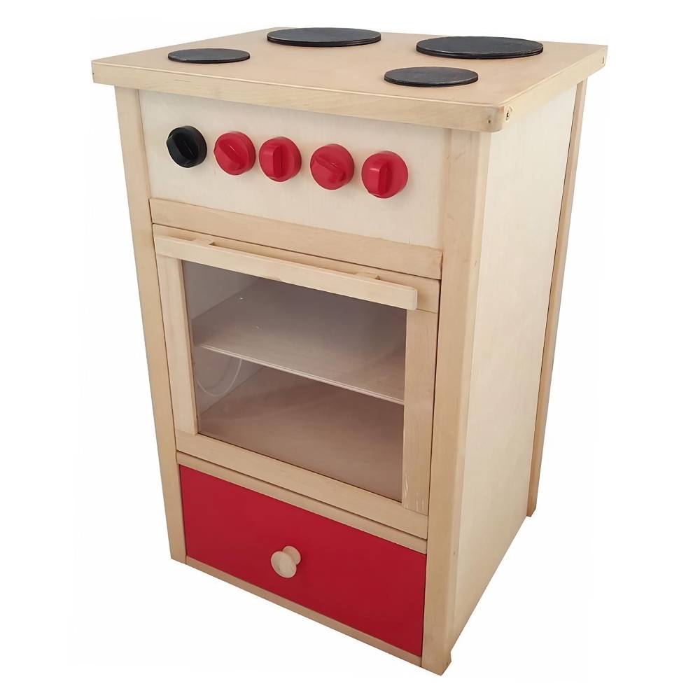 Playwood - Houten Fornuis - 43 x 37 x 63,5 cm (B x D x H)