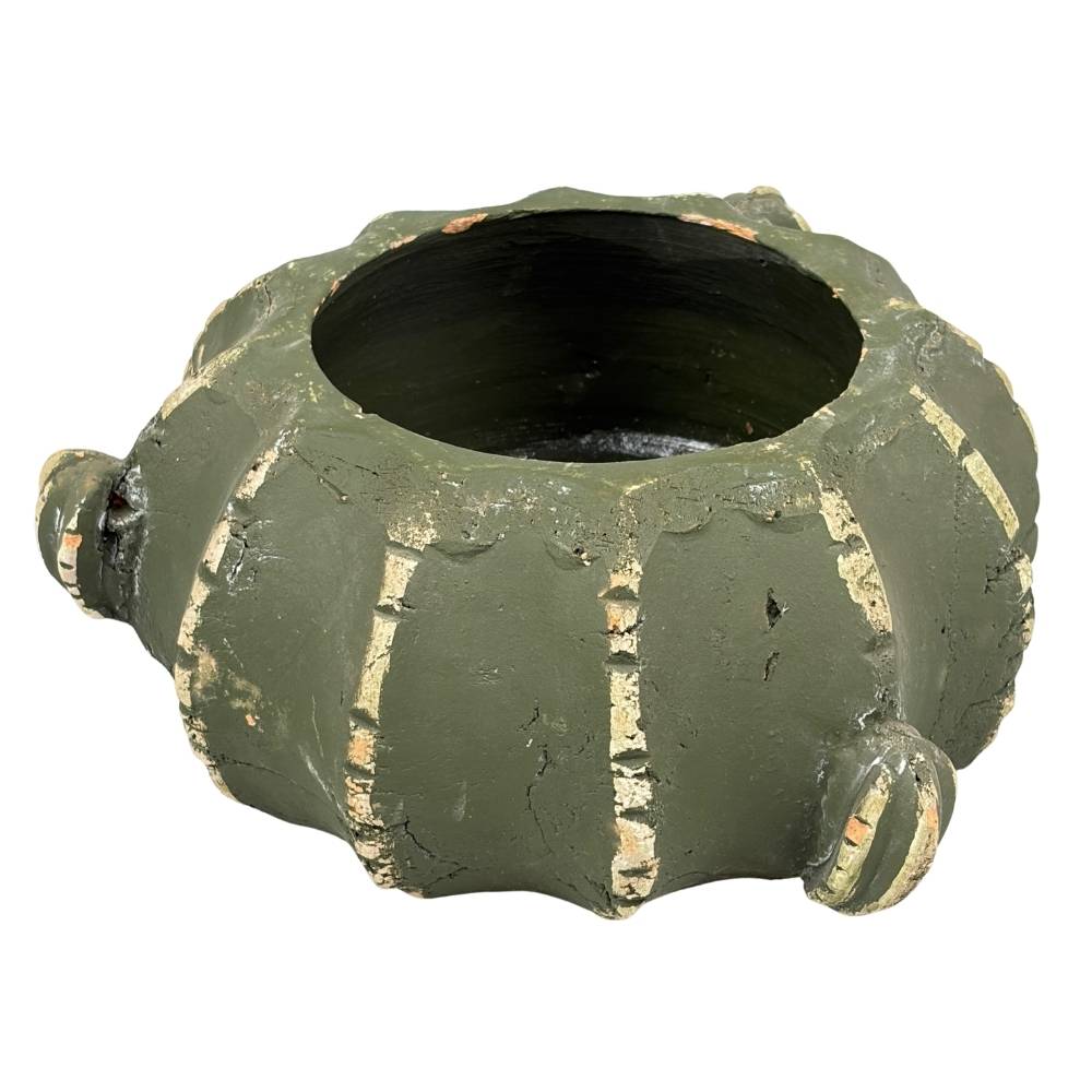 Flower pot with cactus - ‘ 21 x 21 x 10 cm ’ - in light and dark green (2 assorted)