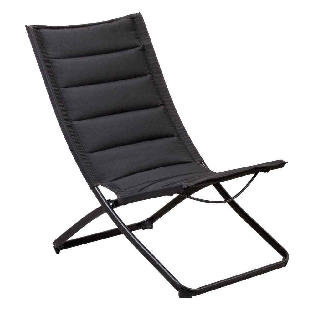 Casa - 'Liza' folding chair - 87 x 57 x 85cm - Black