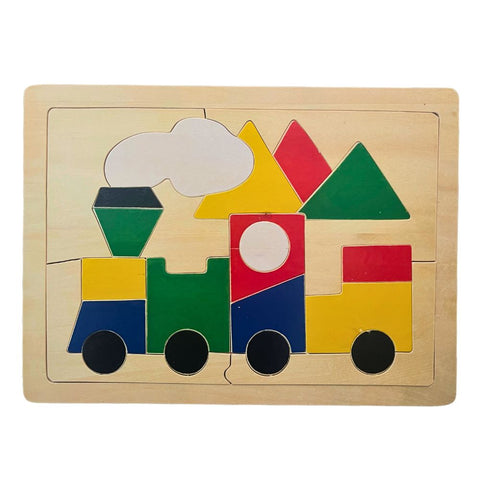 Igra Houten Treinpuzzel – 30 x 21 cm