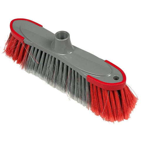 Buemag - Kunststof bezem voor steel - 30cm - assorti