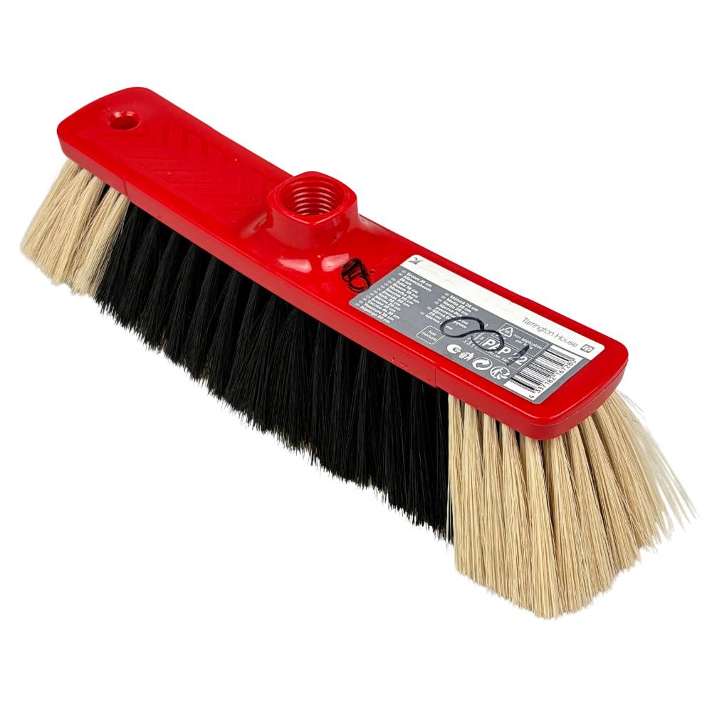 Bumag - Plastic broom for swivel handle - 27 cm - assorted