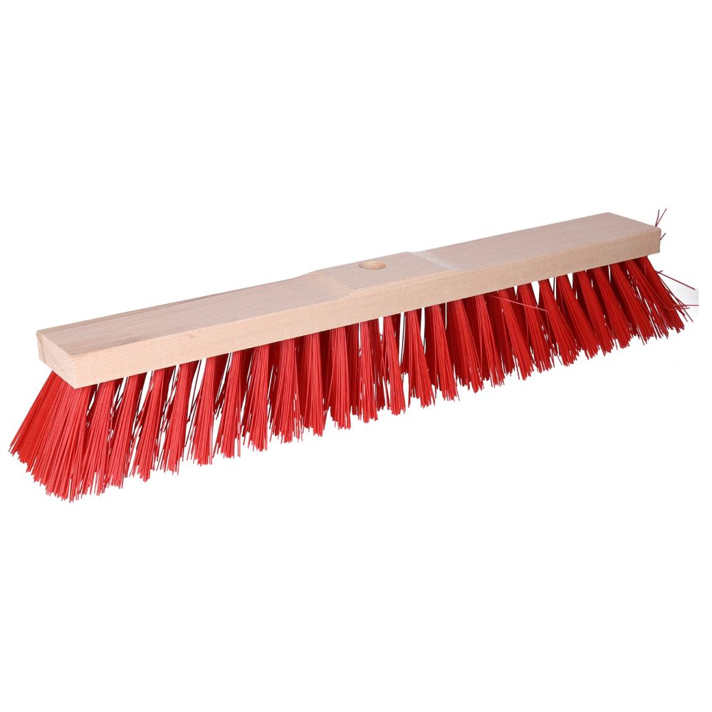 Buemag - Straßenbesen aus Holz für 24mm Stiel - 40 cm - sortiert