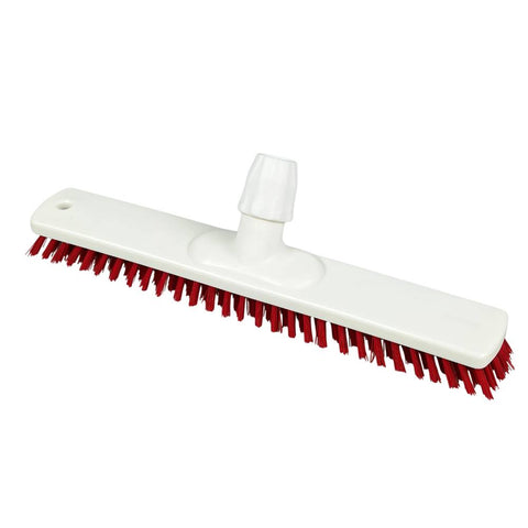 Buemag - Plastic scrubbing brush for universal handle –- 38cm - assorted colours