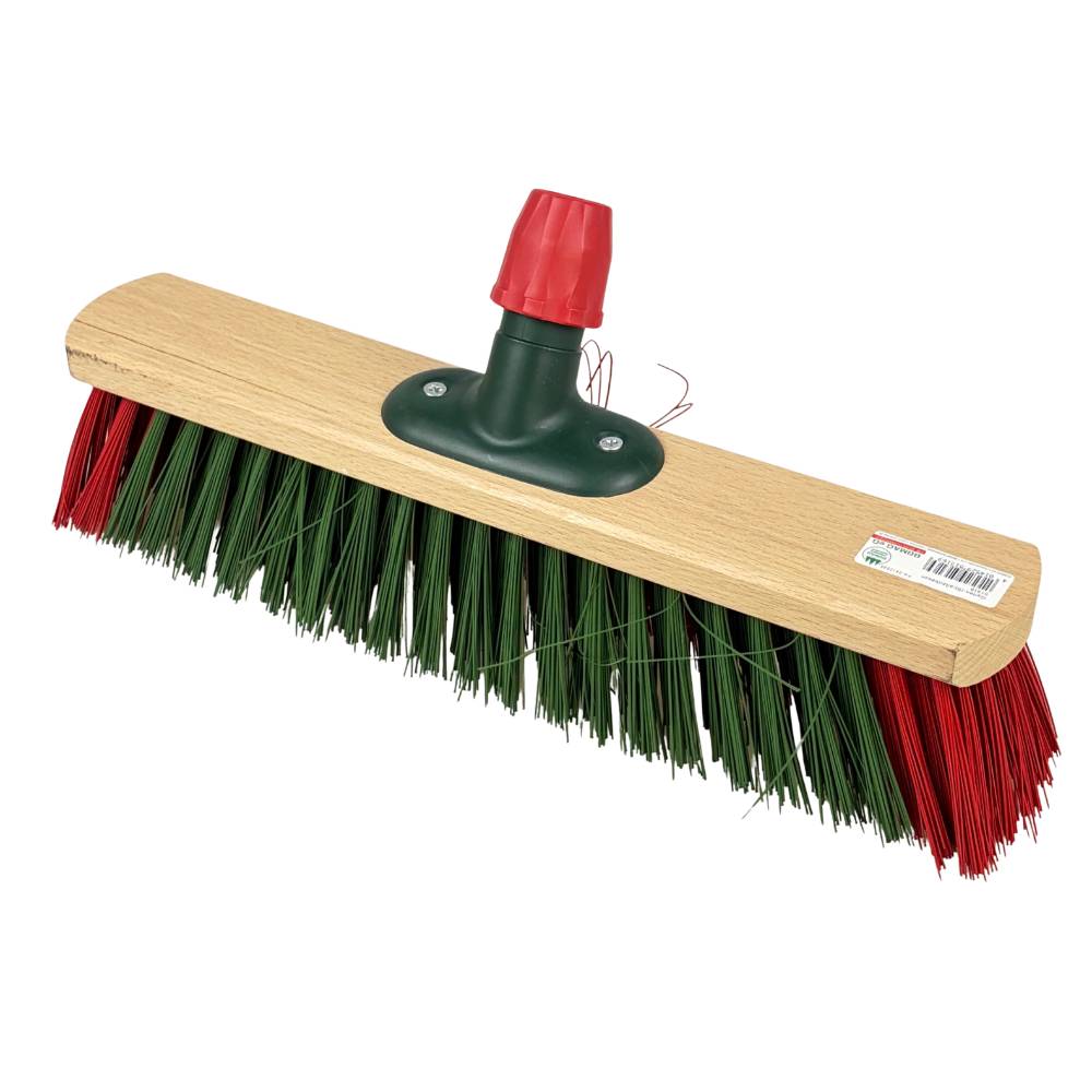 Bumag - Straßenbesen aus Holz für Universalstiel - 40cm - sortiert