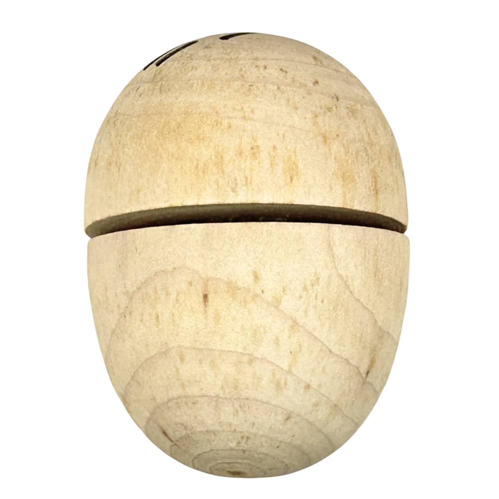 Houten ei met klittenband S - 5 cm