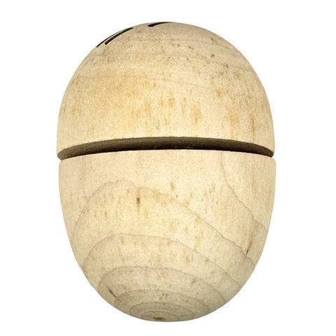 Houten ei met klittenband S - 5 cm