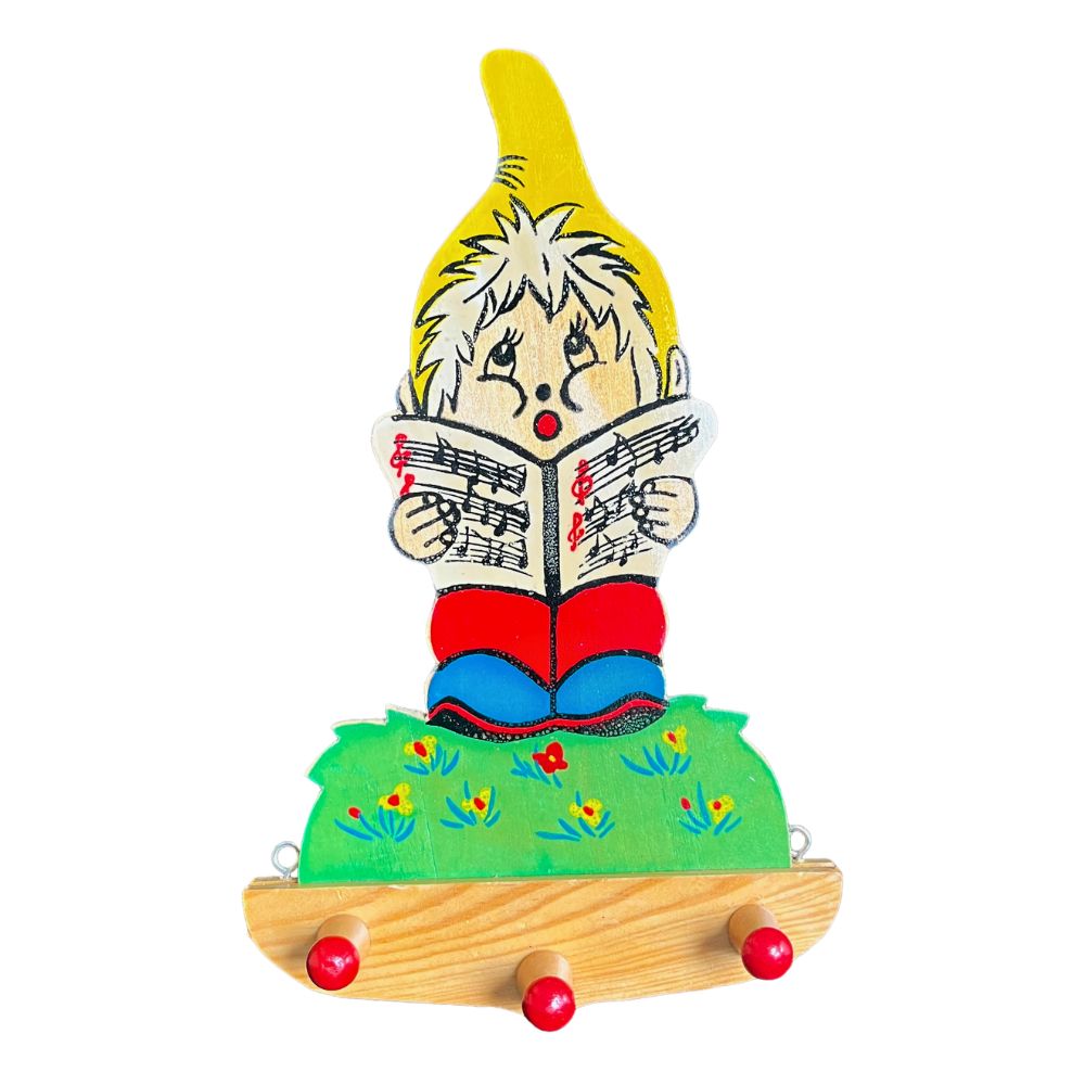 Playwood Kleine Kinderkapstok Gnome – 3 Haken (2 stuks)