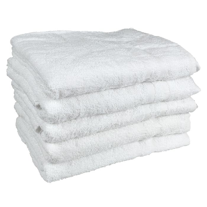 Badhanddoek - 113x72cm - badstof - 400gr/m² - wit