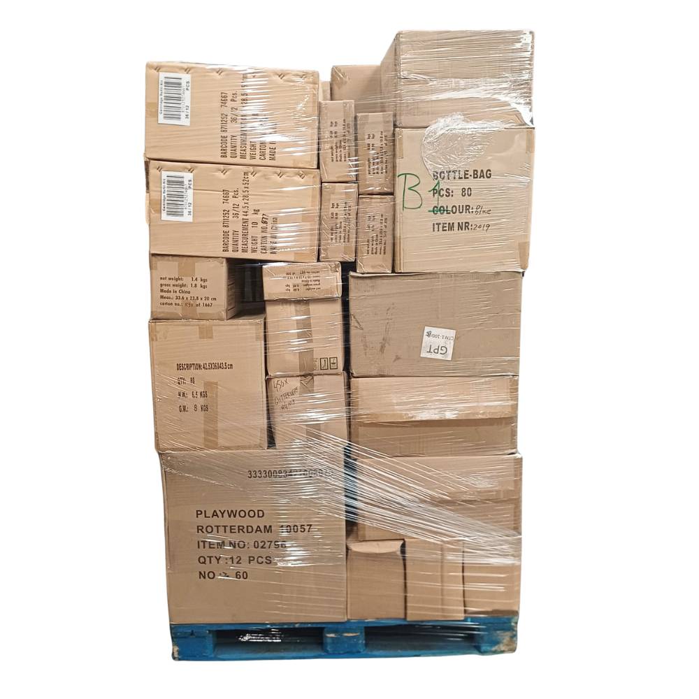 Mix pallet - assorted items - 80x120x200cm - B1