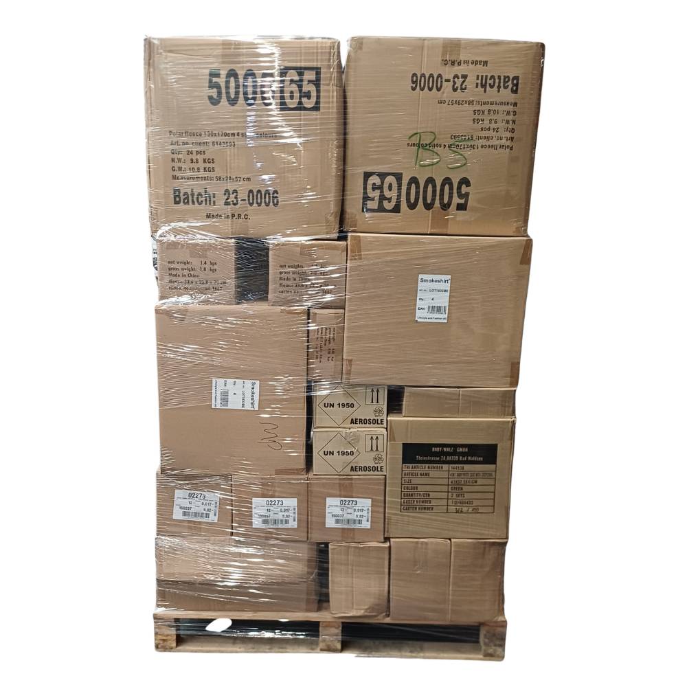 Mix pallet - assorted items - 80x120x200cm - B5