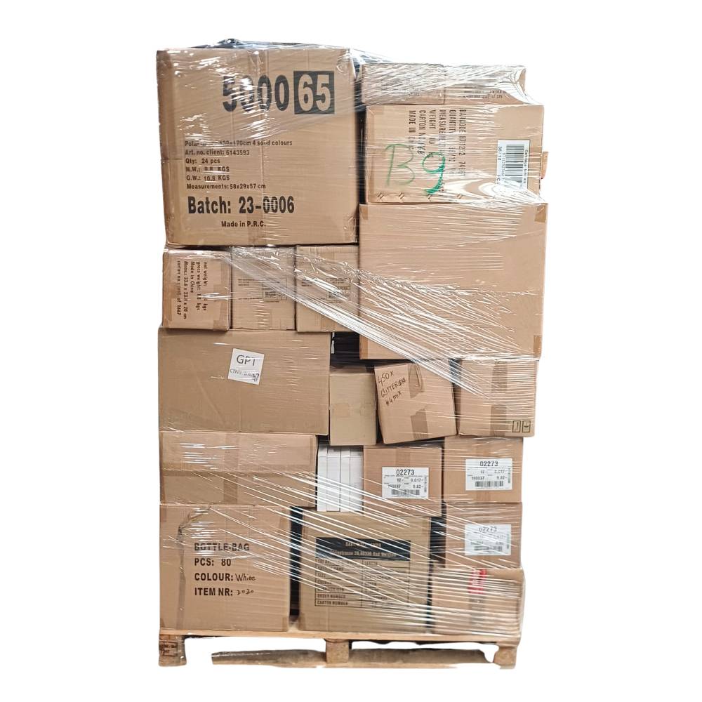 Mix pallet - assorted items - 80x120x200cm - B9