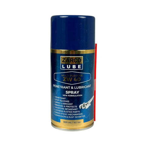 Zarcolube - ZW40 - Penetrant & Lubricant spray - 300ml