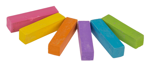 Haarkrijt, ca. 4 cm, assortiment van 6 kleuren 4
