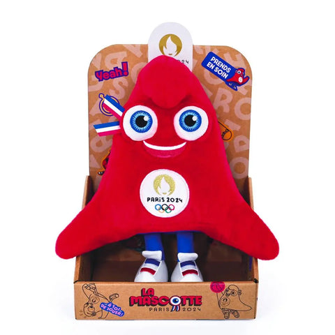 D&C - Phryges soft toy mascot - in display - 25cm - Paris 2024 Olympic Games