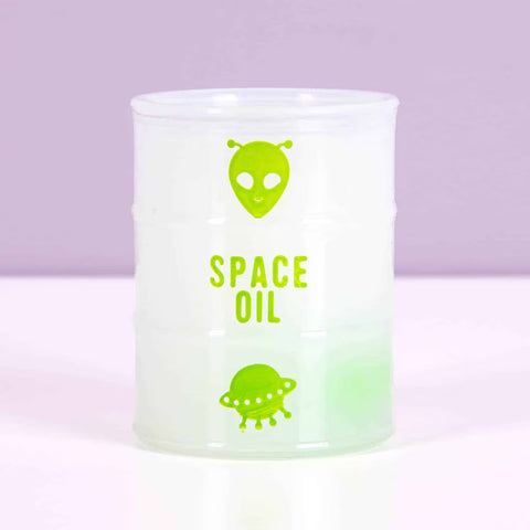 Alien-slime met Alien-figuurtje, licht op in het donker, 60 g slime