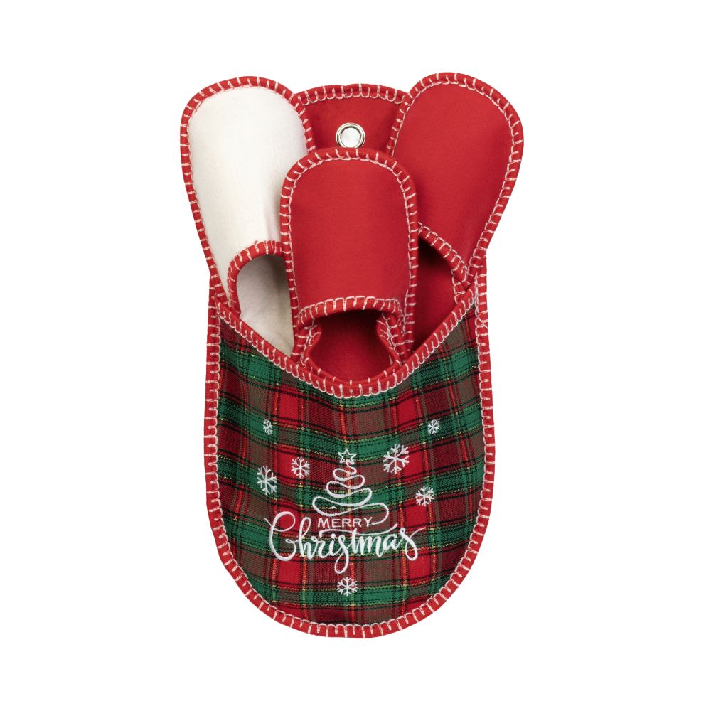 Wonder Walk Christmas Slippers Set in a Large Gift Box