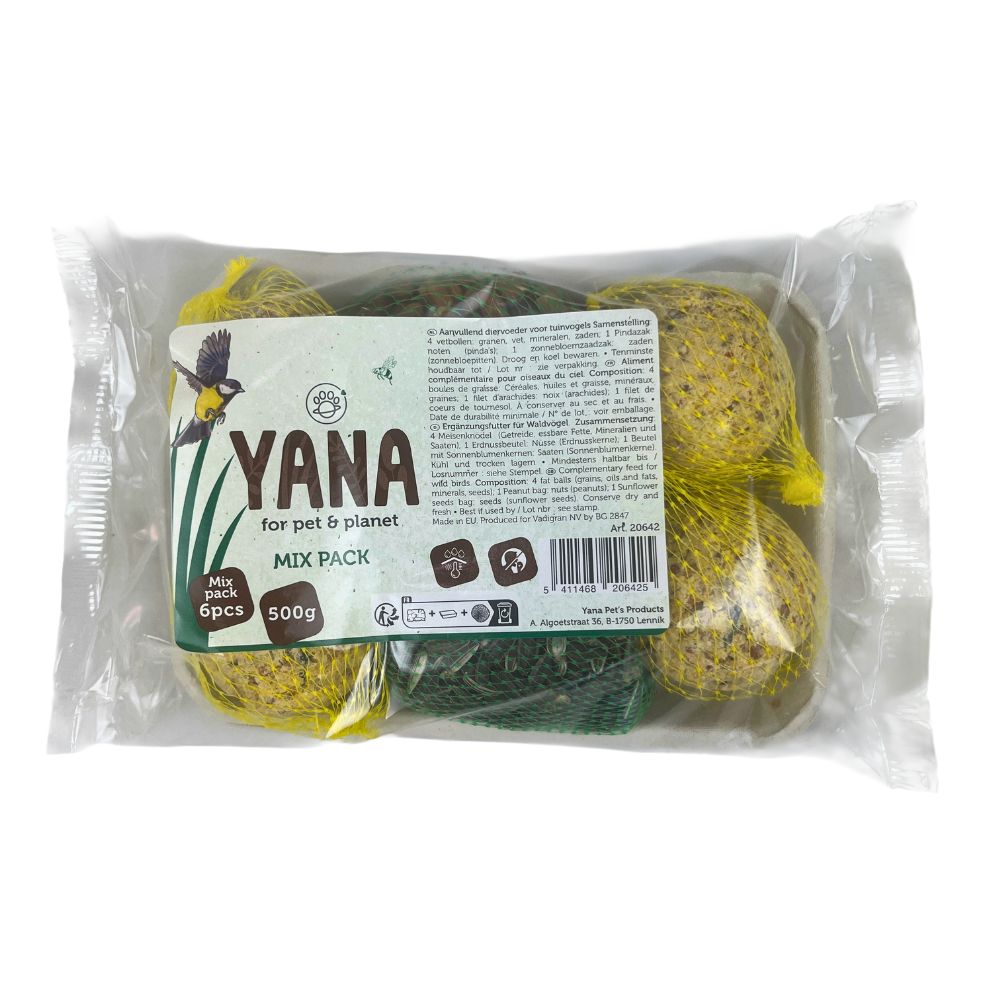 YANA Fat Balls and Seeds Mix Pack – 6 pieces (500 grams)