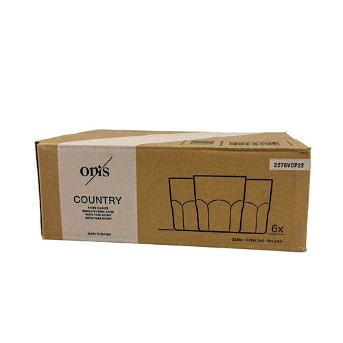 Onis Country Whiskyglazen 22,5 cl (Set van 6)