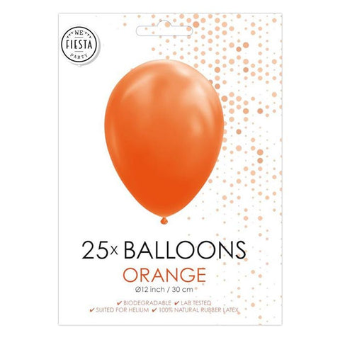 Fiësta - Ballonnen - 25st - oranje - Ø 30cm