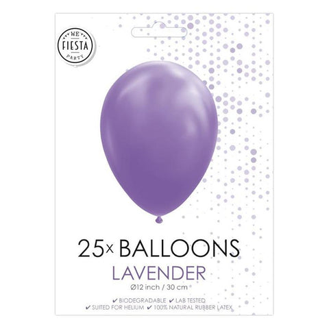 Fiësta - Ballonnen - 25st - lavendel - Ø 30cm