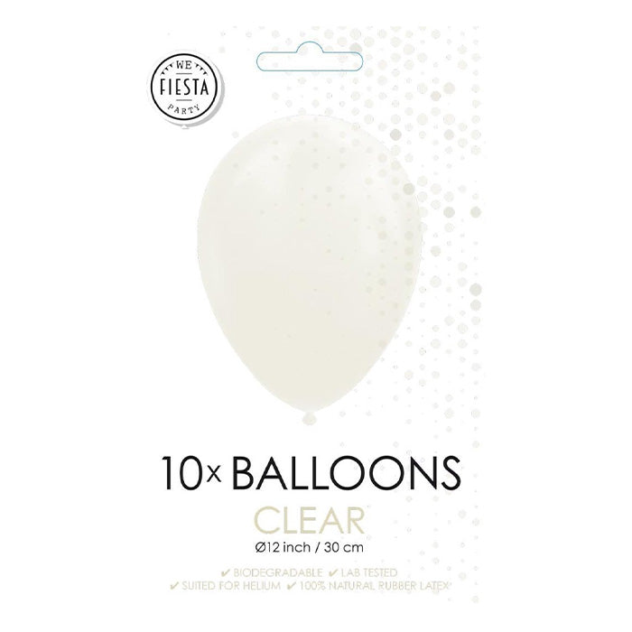 Fiësta - Balloons - 10-pack - clear - Ø30cm