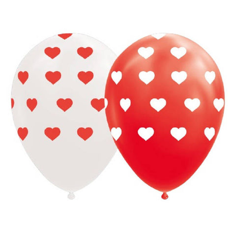 Fiësta - Balloons - 8-pack - hearts - diameter30cm