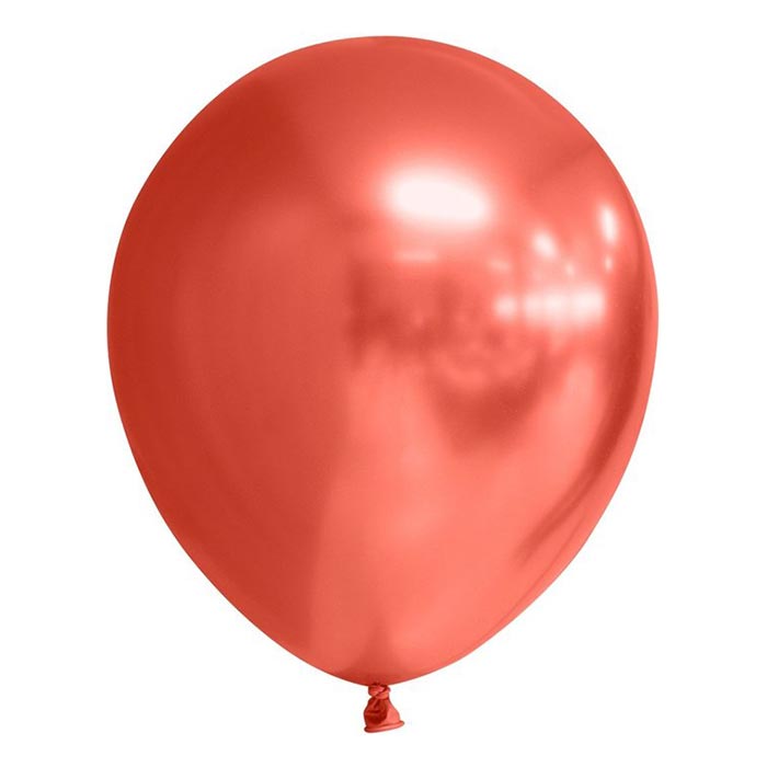 Fiësta - Ballonnen - 10st - spiegelrood - Ø 30cm