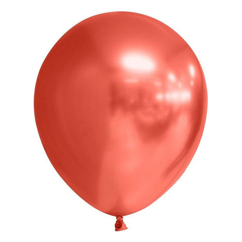 Fiësta - Ballonnen - 10st - spiegelrood - Ø 30cm