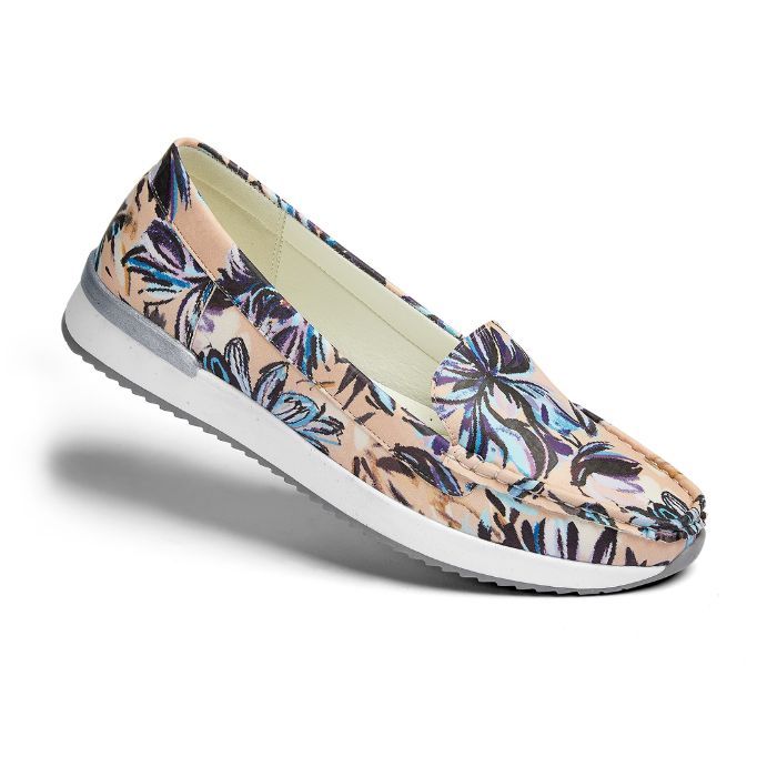 Wonder Walk - Damen-Loafer - Rosa/Blumen - 38–41