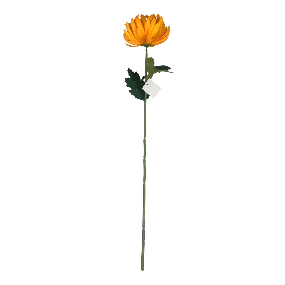 Kunstbloem Chrysant Oranje – 55 cm