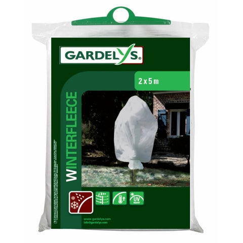 Gardelys - Winter fleece / non-woven fabric - 2 x 5 metres - white