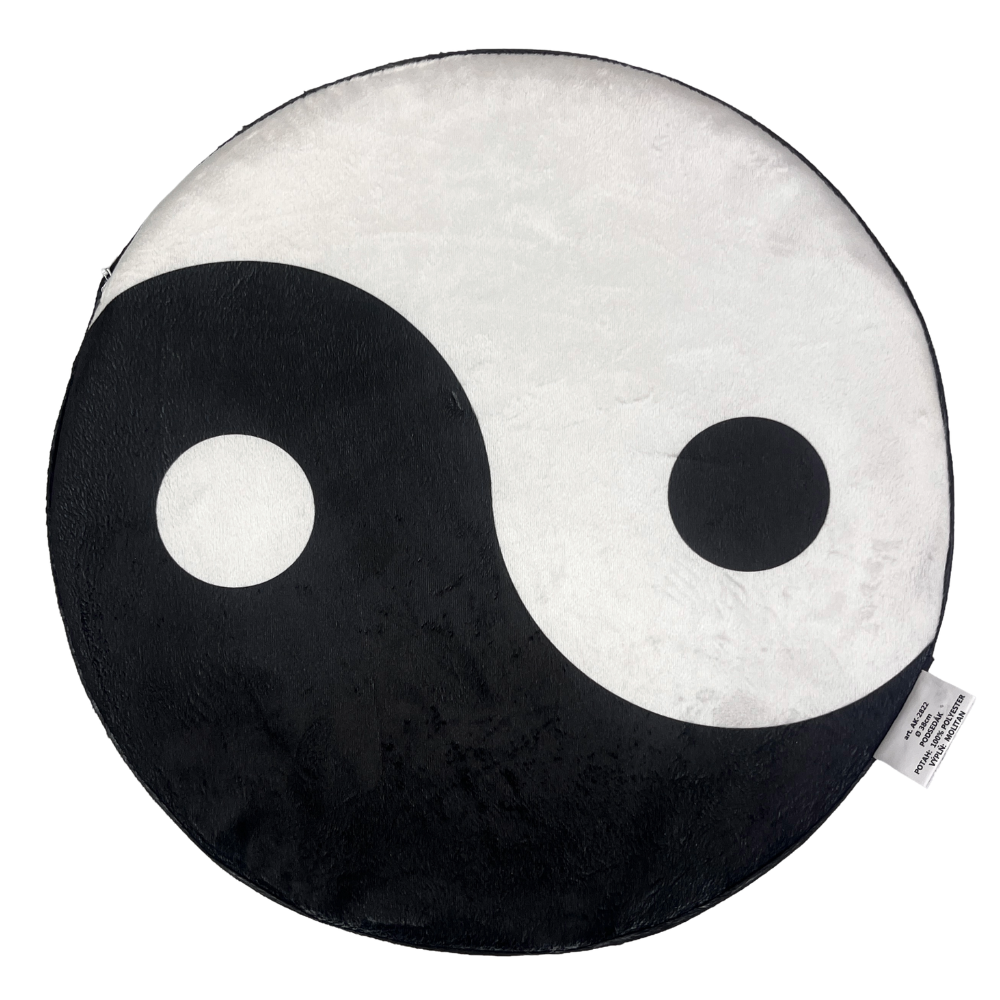 Rond Sierkussen – Yin Yang – 37 cm