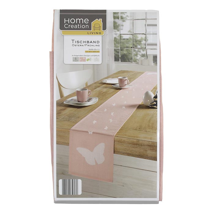 Paastafelkleed - 100% polyester - 20 x 200 cm - 3-assorti