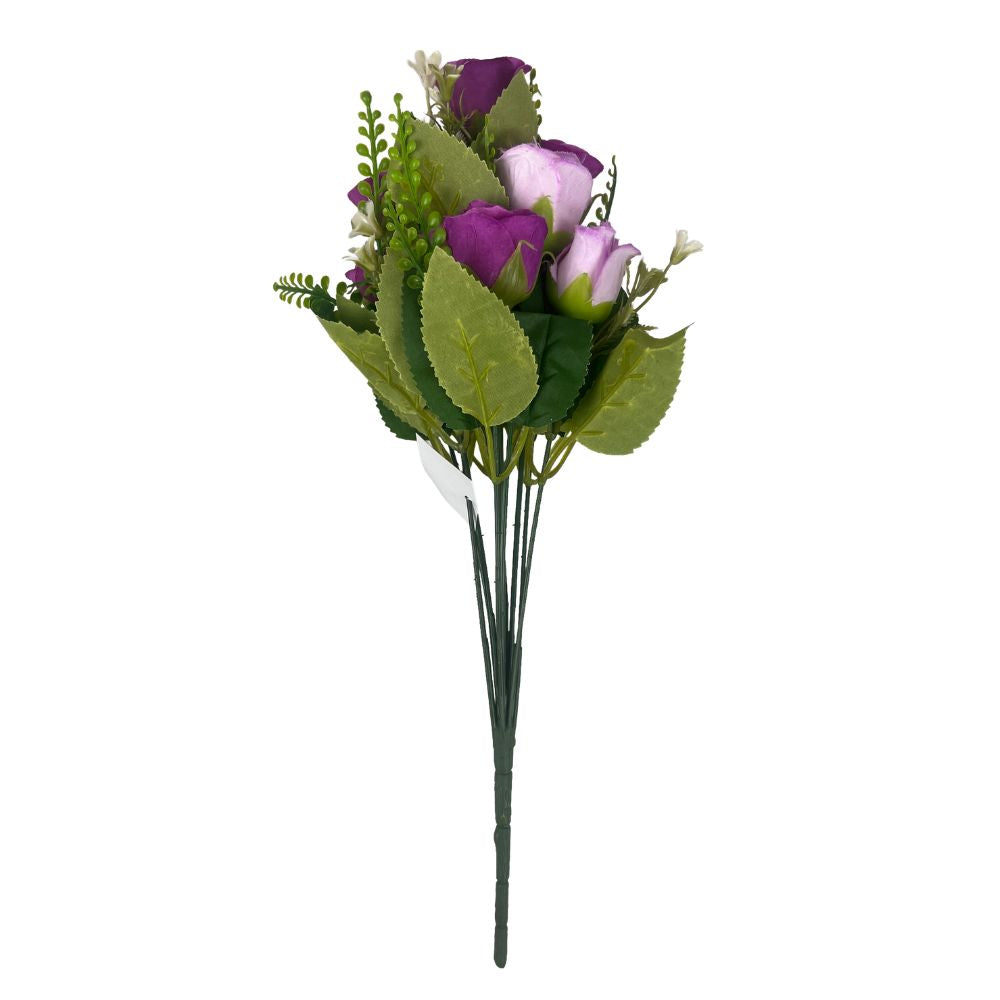 Mini-Kunstrosen-Strauß – 37 cm (4-teiliges Sortiment)