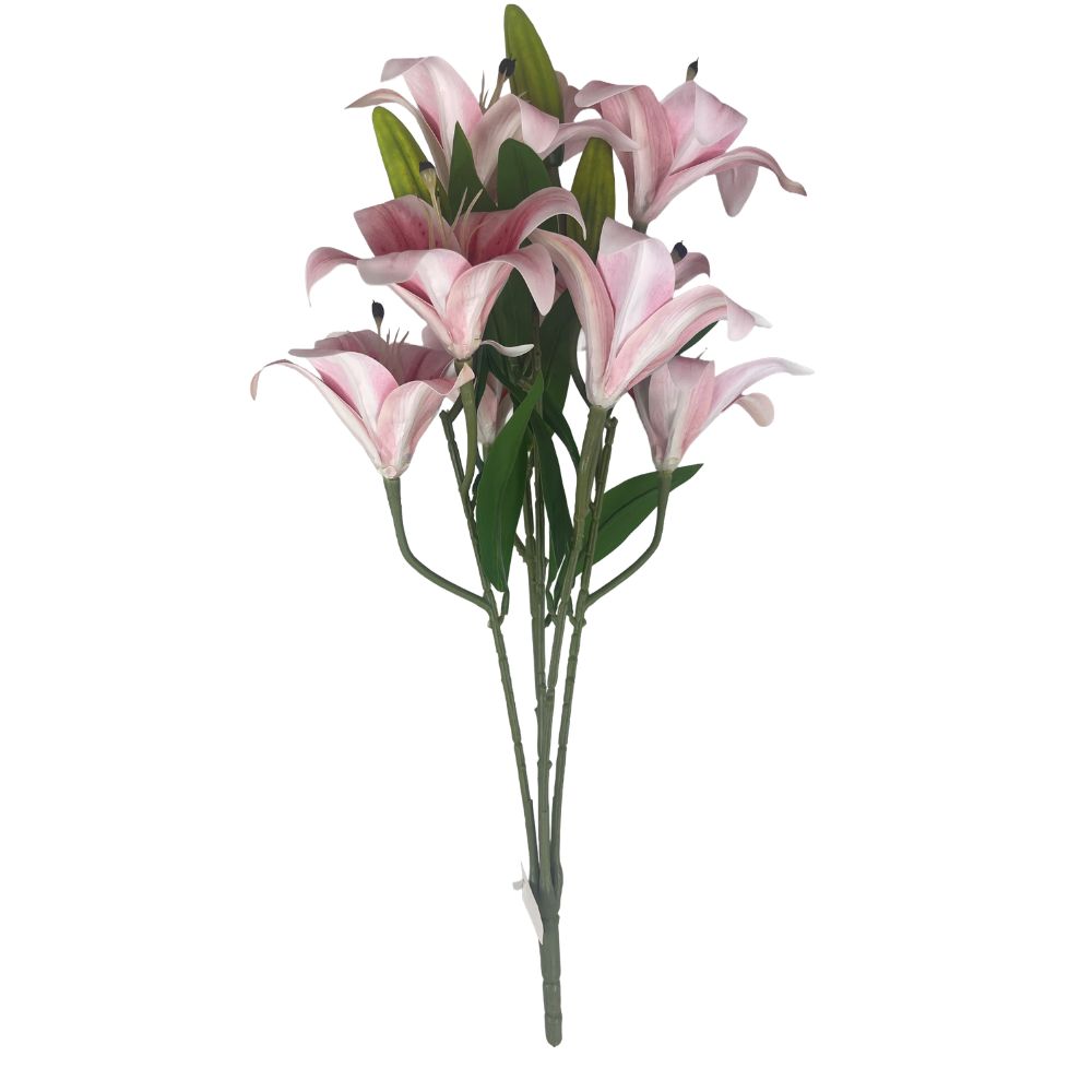 Kunstlilien-Strauß – 52 cm (5-teiliges Sortiment)
