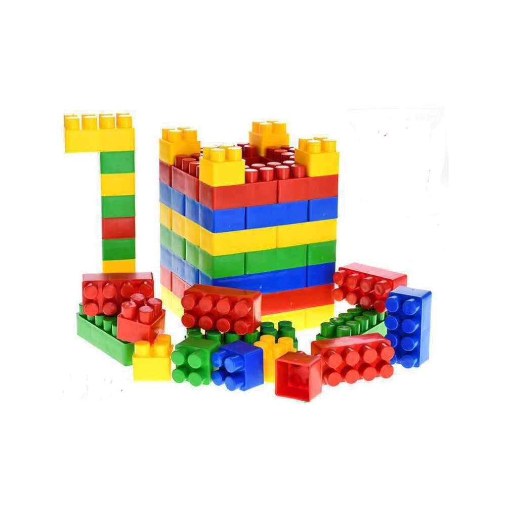 Jungo - Building blocks - 80 pcs - plastic - coloured