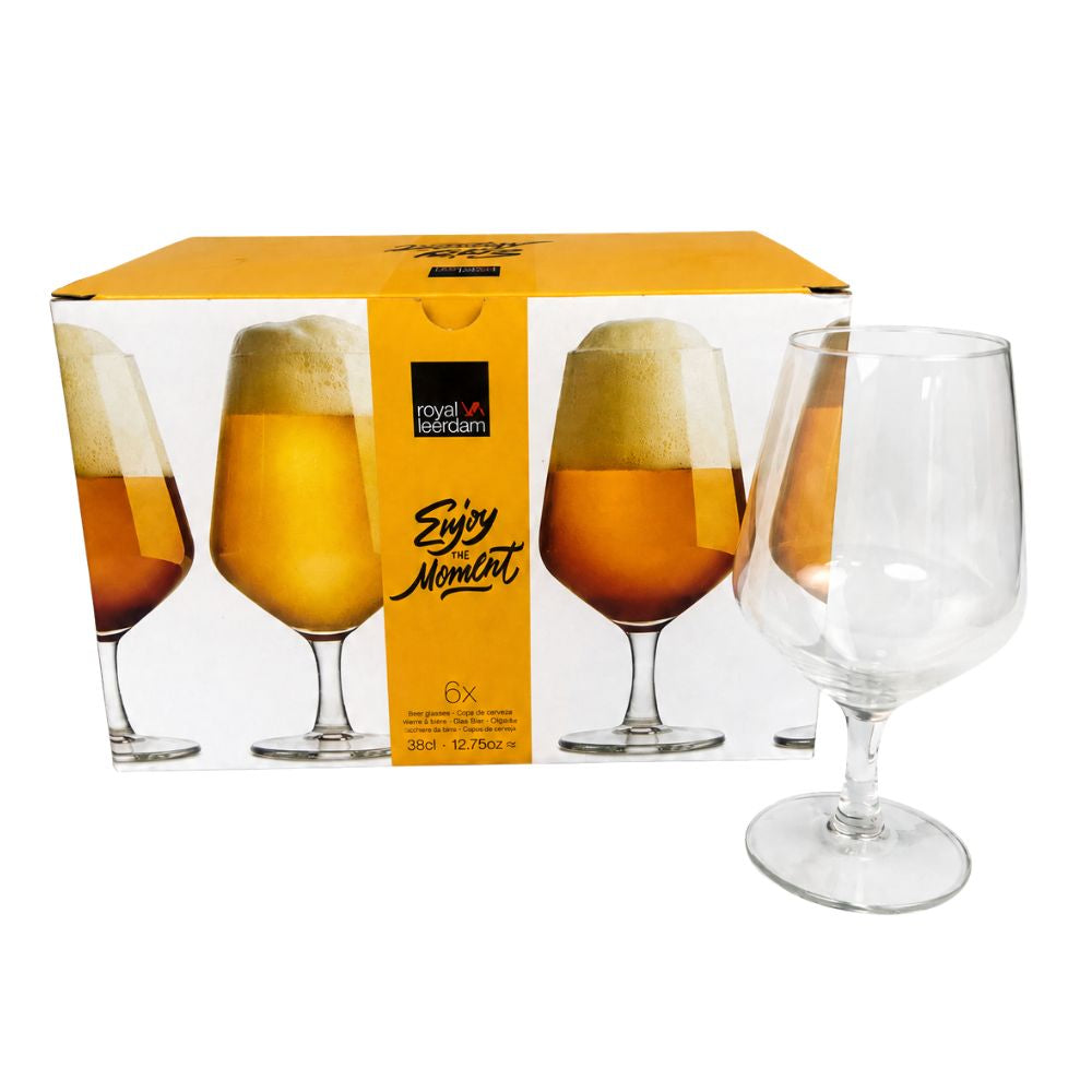 Royal Leerdam – Bierkrug „Enjoy the Moment“ 38 cl – 6er-Set