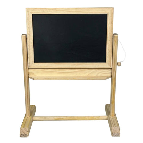 Wooden - Free-standing school chalkboard - 40x50cm