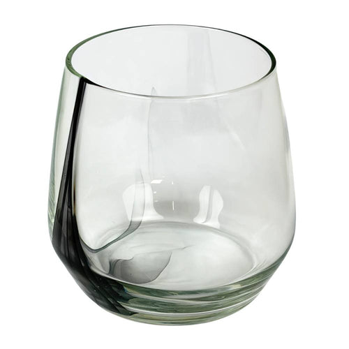Royal Leerdam - 6 ‘Ensemble’ black-striped glasses - 37cl