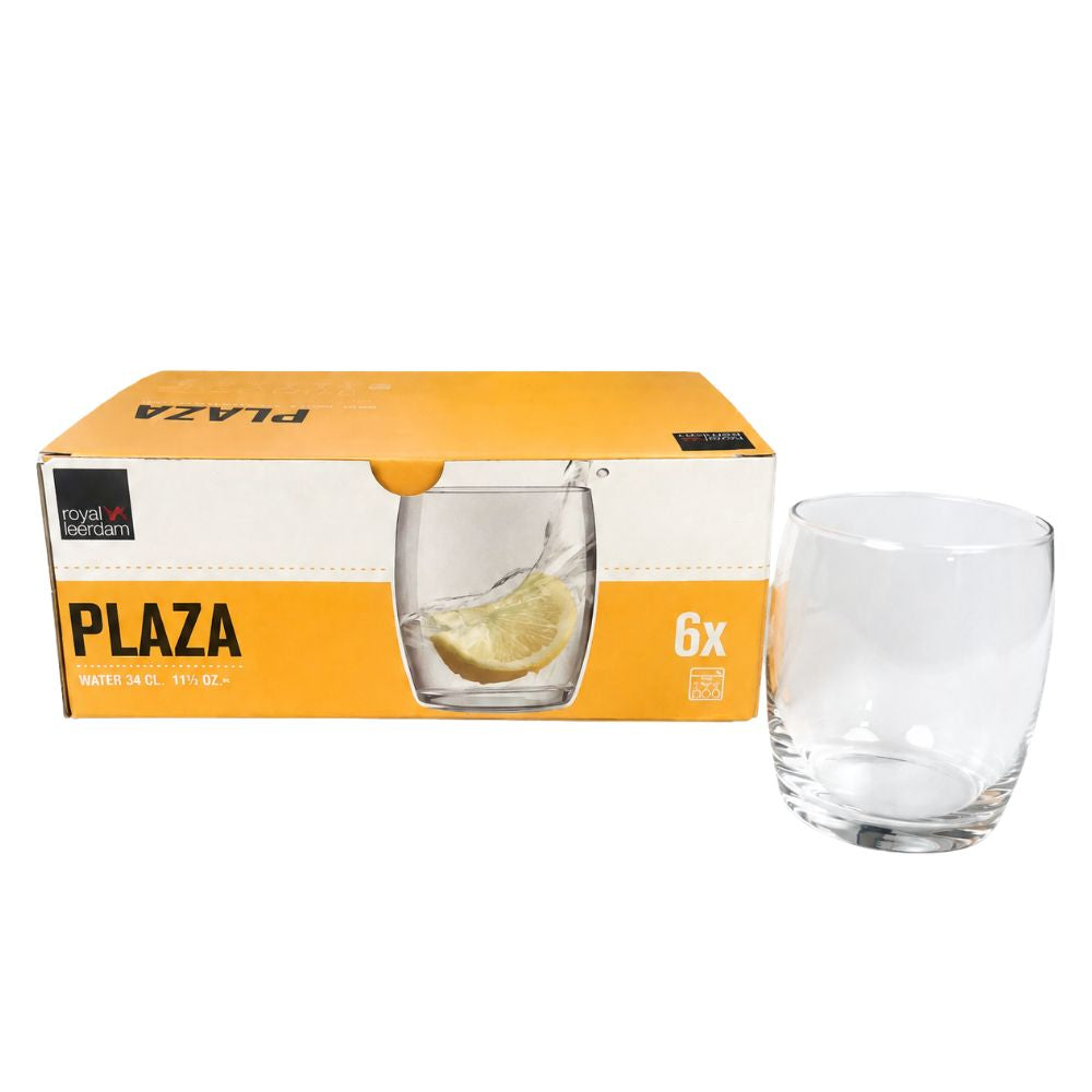 Royal Leerdam – Drinkglas "Plaza" 34 cl – Set van 6