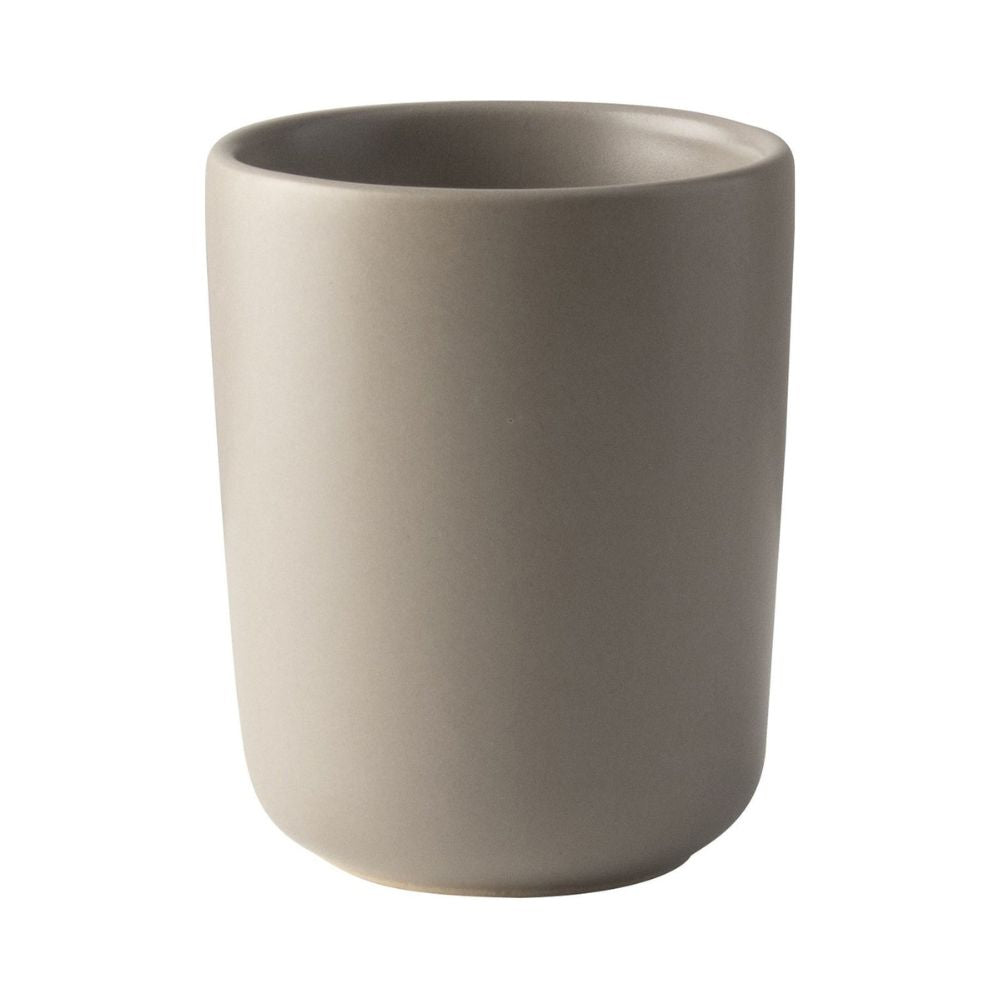 Gusta Fika - Espresso beker - zonder oor - 100ml - Ø5x6,5cm - grijs