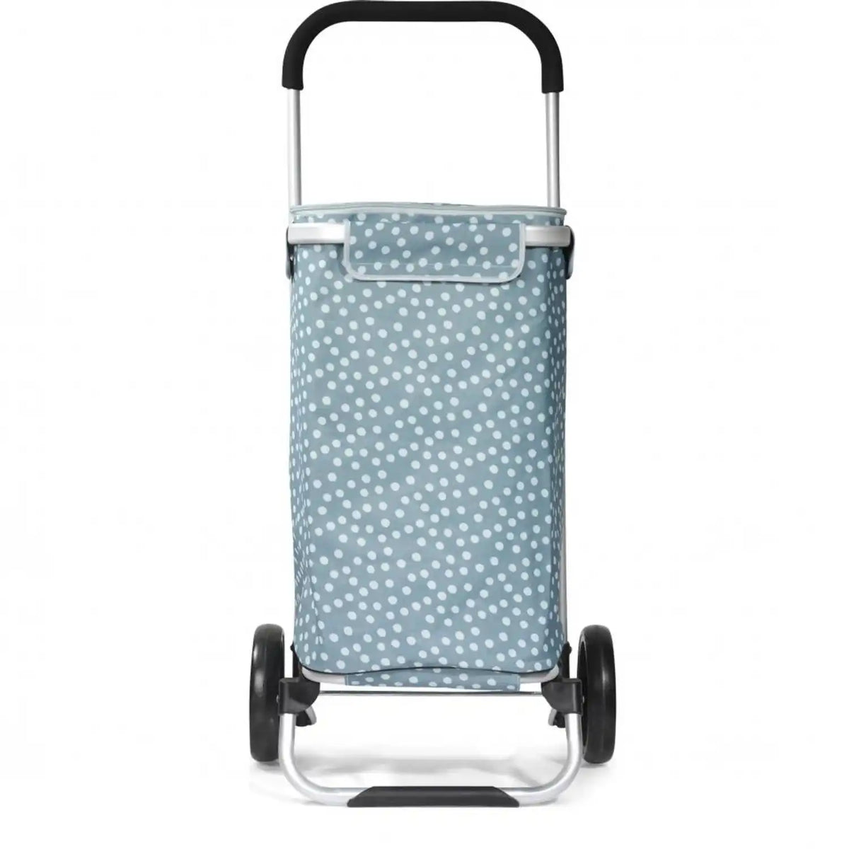 Blokker - Boodschappentrolley - stippen - blauw - 45L